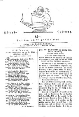 Abend-Zeitung Freitag 28. Juni 1822