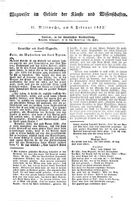 Abend-Zeitung Mittwoch 6. Februar 1822