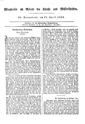 Abend-Zeitung Samstag 27. April 1822