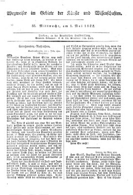 Abend-Zeitung Mittwoch 1. Mai 1822