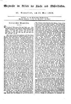 Abend-Zeitung Samstag 25. Mai 1822