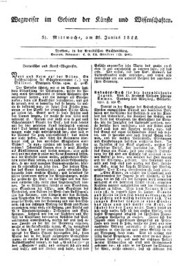 Abend-Zeitung Mittwoch 26. Juni 1822