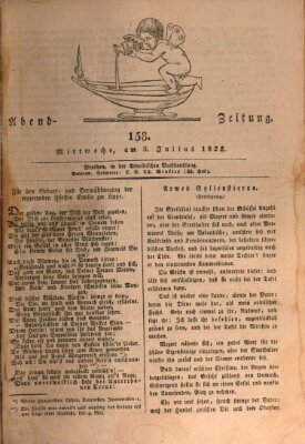 Abend-Zeitung Mittwoch 3. Juli 1822