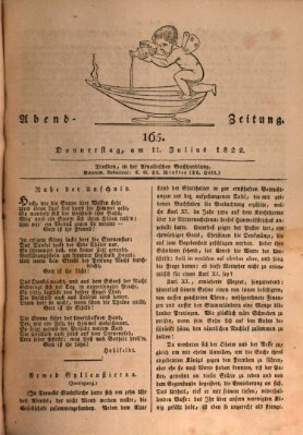 Abend-Zeitung Donnerstag 11. Juli 1822