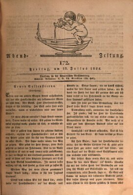 Abend-Zeitung Freitag 19. Juli 1822