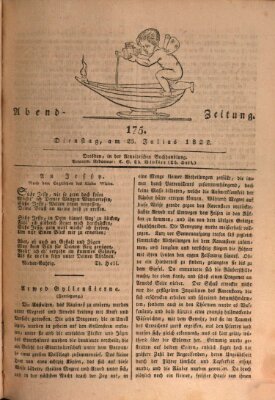 Abend-Zeitung Dienstag 23. Juli 1822