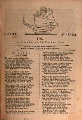 Abend-Zeitung Mittwoch 24. Juli 1822