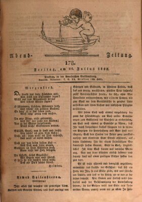 Abend-Zeitung Freitag 26. Juli 1822