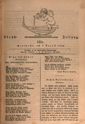 Abend-Zeitung Mittwoch 7. August 1822