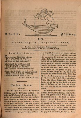 Abend-Zeitung Donnerstag 5. September 1822