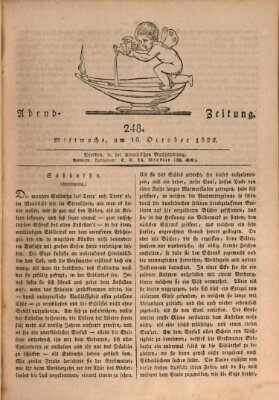 Abend-Zeitung Mittwoch 16. Oktober 1822