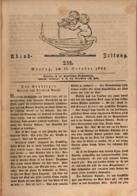 Abend-Zeitung Montag 28. Oktober 1822