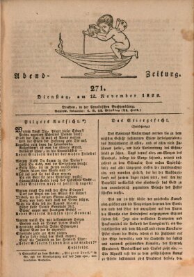 Abend-Zeitung Dienstag 12. November 1822