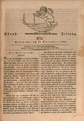 Abend-Zeitung Mittwoch 13. November 1822