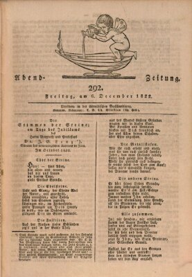 Abend-Zeitung Freitag 6. Dezember 1822