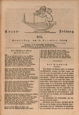 Abend-Zeitung Donnerstag 19. Dezember 1822