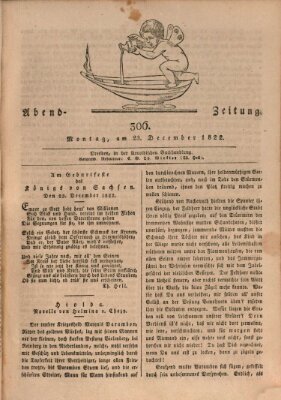 Abend-Zeitung Montag 23. Dezember 1822