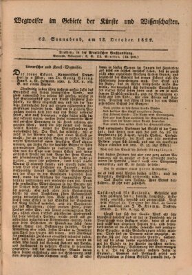 Abend-Zeitung Samstag 12. Oktober 1822