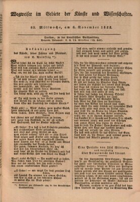 Abend-Zeitung Mittwoch 6. November 1822