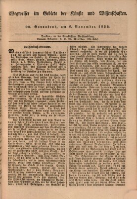 Abend-Zeitung Samstag 9. November 1822