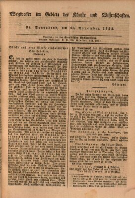 Abend-Zeitung Samstag 23. November 1822