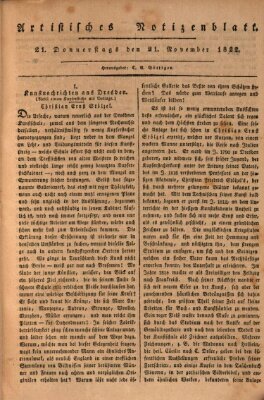 Abend-Zeitung Donnerstag 21. November 1822