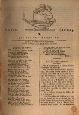 Abend-Zeitung Freitag 3. Januar 1823