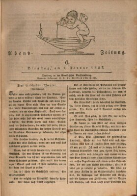 Abend-Zeitung Dienstag 7. Januar 1823