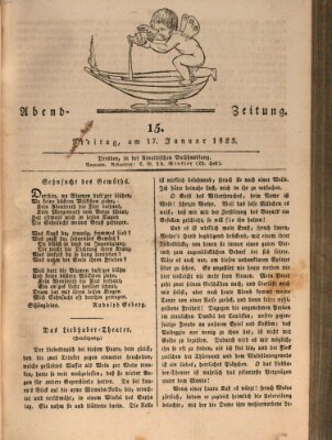 Abend-Zeitung Freitag 17. Januar 1823