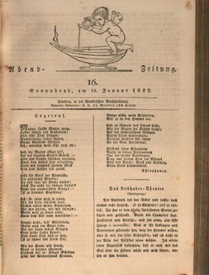 Abend-Zeitung Samstag 18. Januar 1823