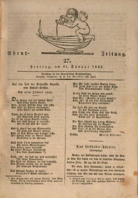 Abend-Zeitung Freitag 31. Januar 1823