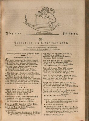 Abend-Zeitung Samstag 8. Februar 1823