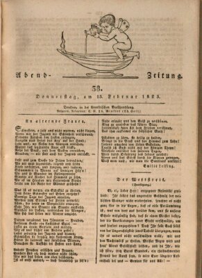 Abend-Zeitung Donnerstag 13. Februar 1823