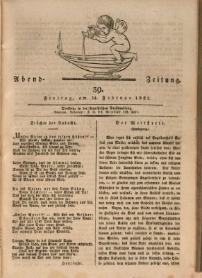 Abend-Zeitung Freitag 14. Februar 1823