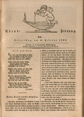 Abend-Zeitung Donnerstag 20. Februar 1823