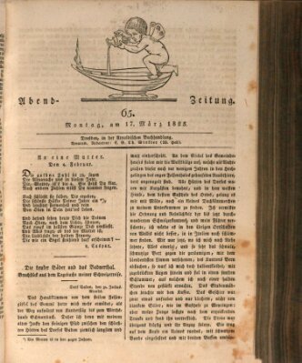 Abend-Zeitung Montag 17. März 1823