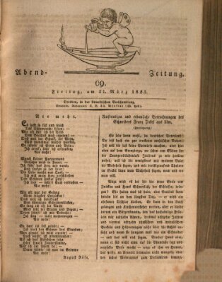 Abend-Zeitung Freitag 21. März 1823