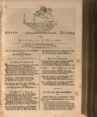 Abend-Zeitung Mittwoch 26. März 1823