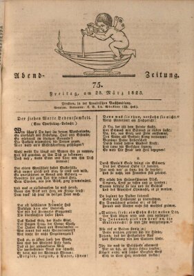 Abend-Zeitung Freitag 28. März 1823