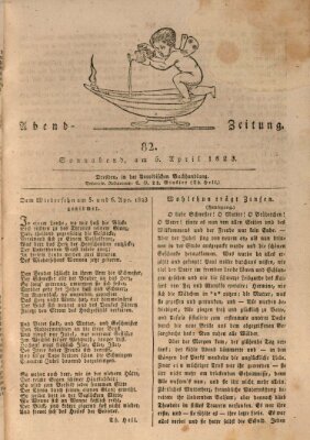 Abend-Zeitung Samstag 5. April 1823