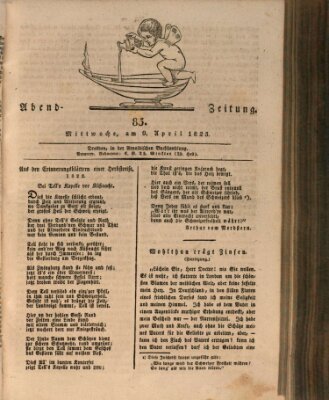 Abend-Zeitung Mittwoch 9. April 1823