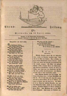 Abend-Zeitung Mittwoch 16. April 1823