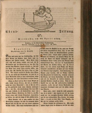 Abend-Zeitung Mittwoch 23. April 1823