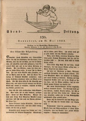 Abend-Zeitung Samstag 31. Mai 1823