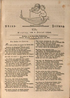 Abend-Zeitung Montag 2. Juni 1823