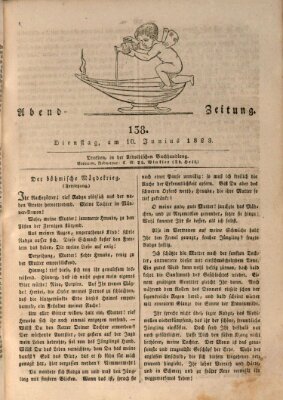 Abend-Zeitung Dienstag 10. Juni 1823