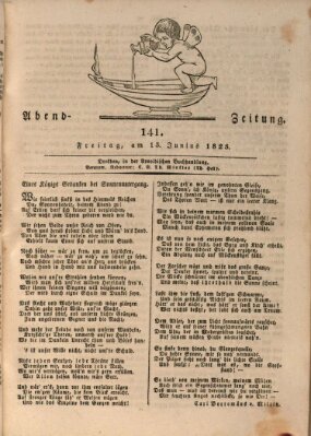 Abend-Zeitung Freitag 13. Juni 1823