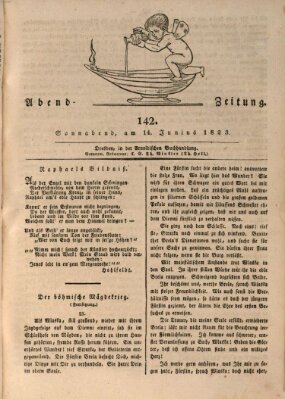 Abend-Zeitung Samstag 14. Juni 1823