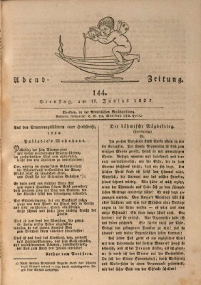 Abend-Zeitung Dienstag 17. Juni 1823