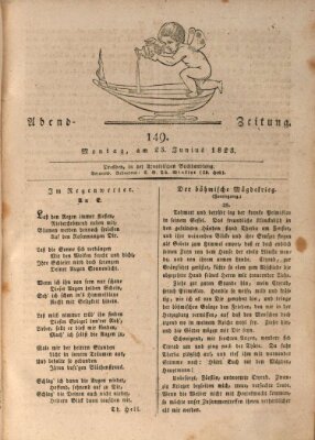 Abend-Zeitung Montag 23. Juni 1823